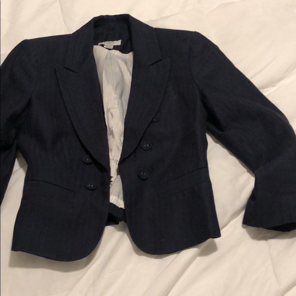 Navy blue loft blazer